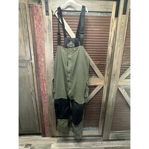 TecH2O Guide Series Snow Hunting Green Waterproof Bib Overalls Men’s 3XL